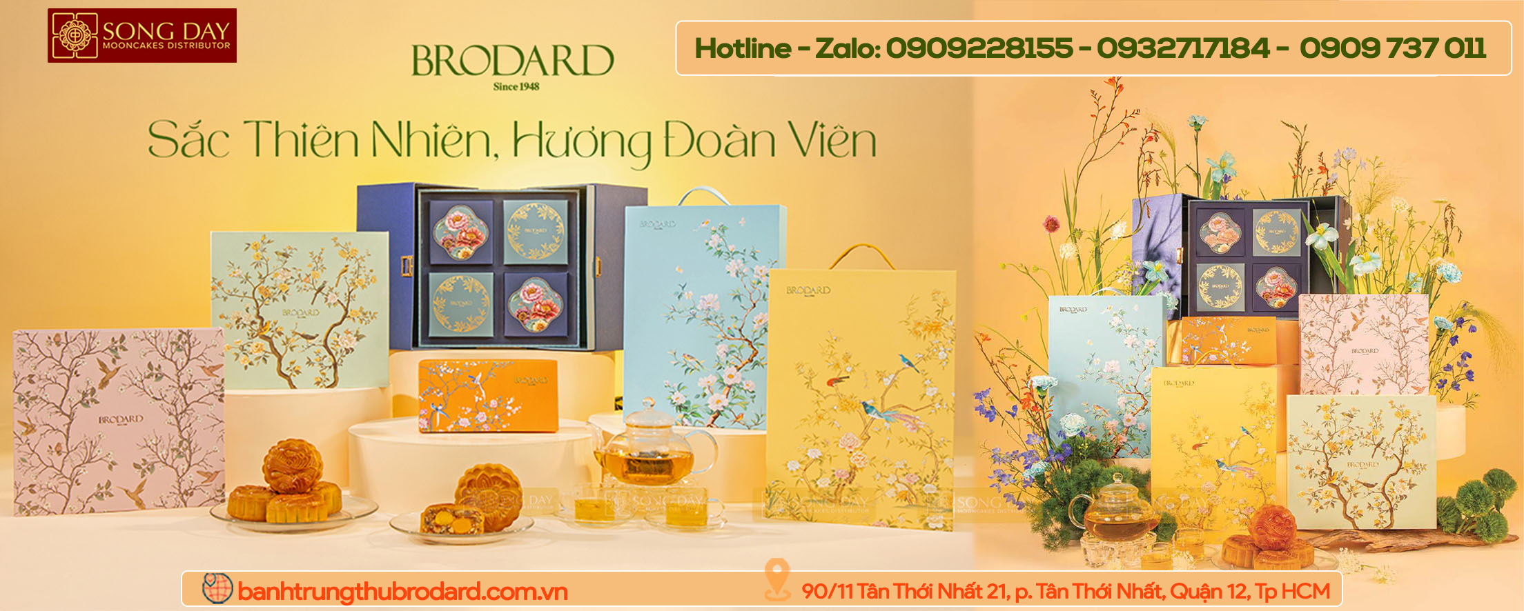 tổng hợp mẫu hộp bánh trung thu brodard