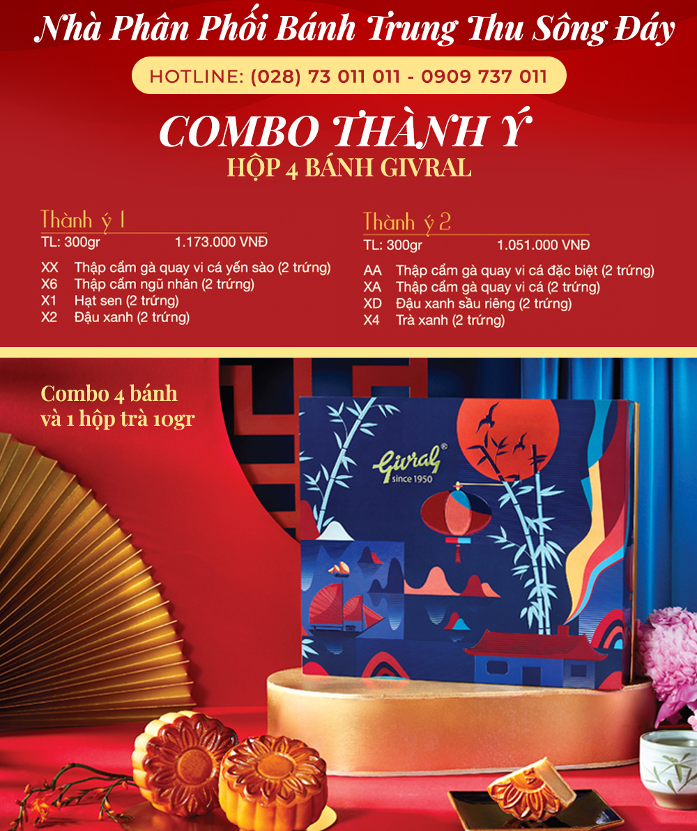 giá Combo givral Thành Ý