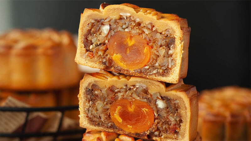 bánh trung thu có thay thế bữa chính không