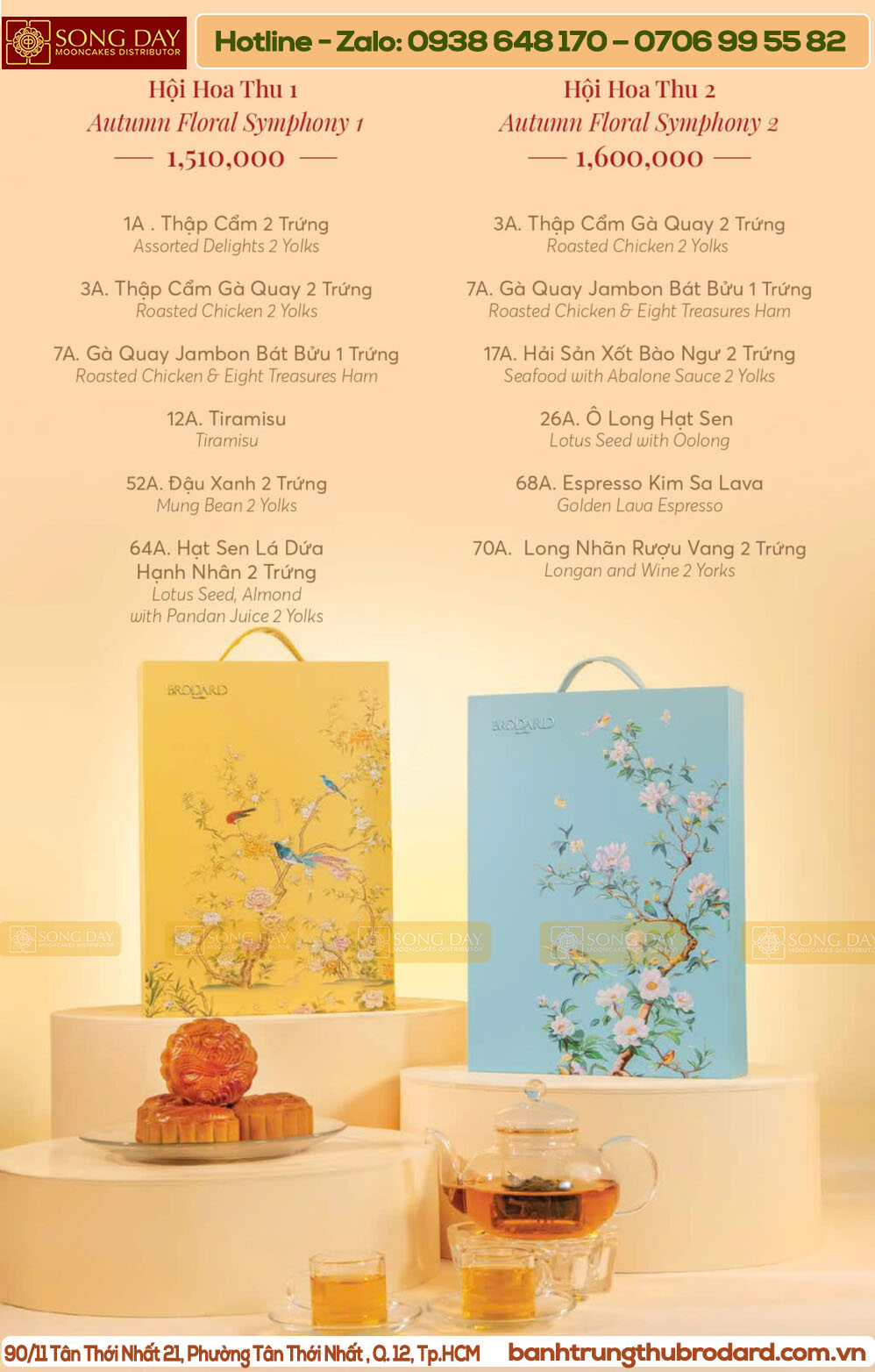 combo hội hoa thu brodard