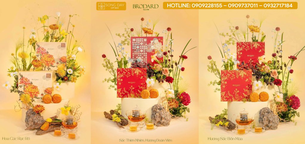 combo mẫu hộp bánh trung thu brodard